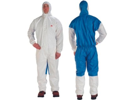 3M 4535 Oblek jednor.bílo-modrý