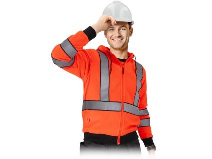 LUMINO reflexní mikina s kapucí
