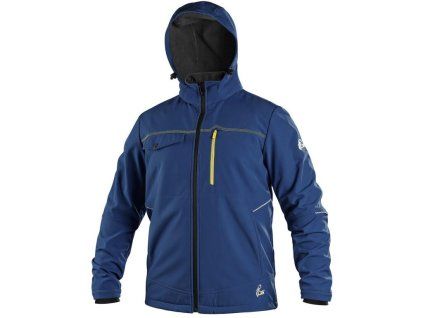 Bunda CXS STRETCH, pánská, softshell, tmavě modrá (Velikost S)
