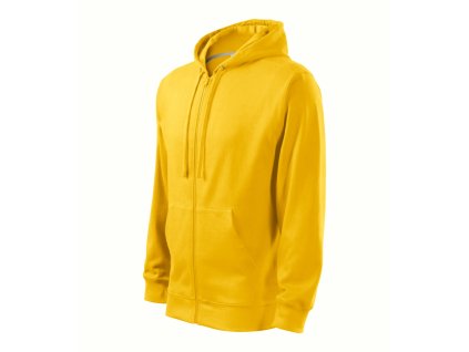Trendy Zipper 410 Mikina pánská (Barva bílá, Velikost S)