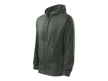 Trendy Zipper 410 Mikina pánská (Barva bílá, Velikost S)