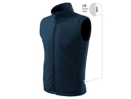 Next 518 Fleece vesta unisex (Barva bílá, Velikost XS)