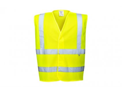 Hi-Vis výstražná vesta s nehořlavou úpravou FR75