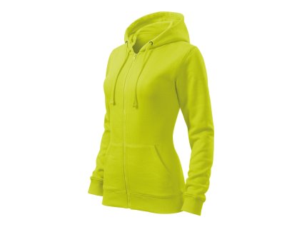 Trendy Zipper 411 Mikina dámská (Barva bílá, Velikost XS)