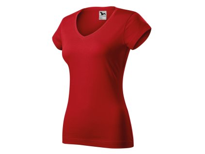 Fit V-neck 162 Tričko dámské (Barva bílá, Velikost XS)