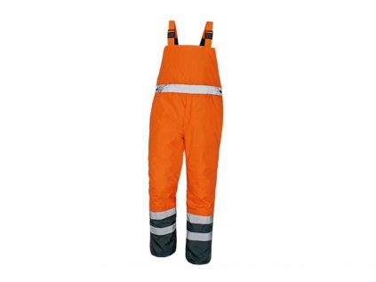 výstražné pracovní zateplené kalhoty Padstow oranžové