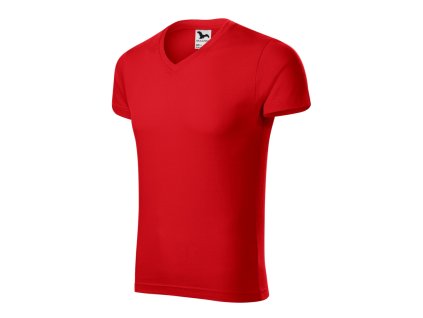 Slim Fit V-neck 146 Tričko pánské (Barva bílá, Velikost S)