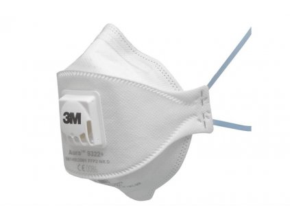 3M 9322+ FFP2 Filtrační polomaska - respirátor s ventilkem