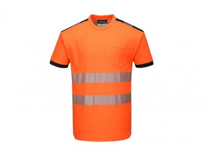 T181 Tričko HiVis PW3 s reflexními pruhy