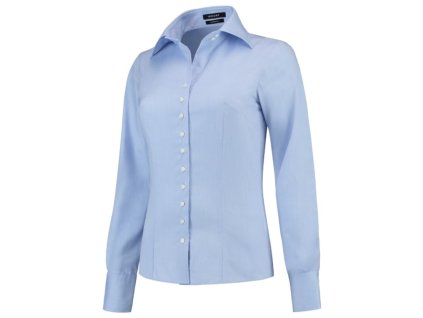 Fitted Blouse T22 Košile dámská (Barva blue, Velikost 40)