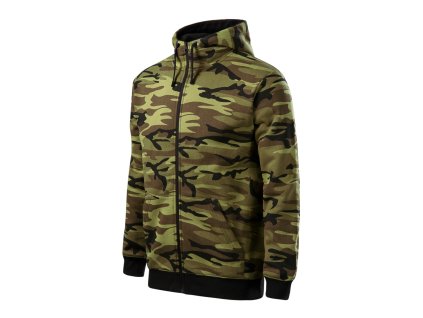 Camo Zipper  Mikina pánská