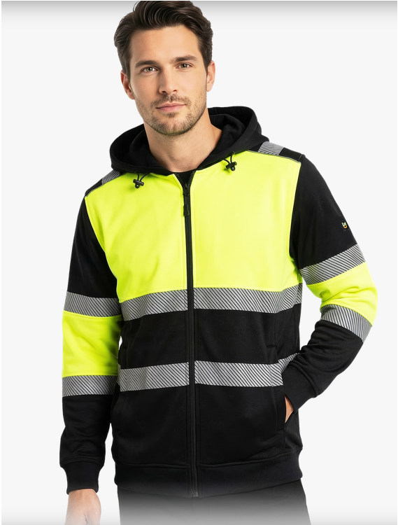 SUNSET propínací mikina s kapucí