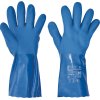 NIVALIS rukavice celomáč.v modrém PVC