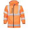 softshellová výstražná bunda REF 502 H8921 oranžová