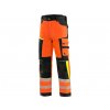 CXS BENSON  reflexní výstražné kalhoty do pasu oranžové