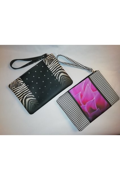 Psaníčko s poutkem zebra a perly