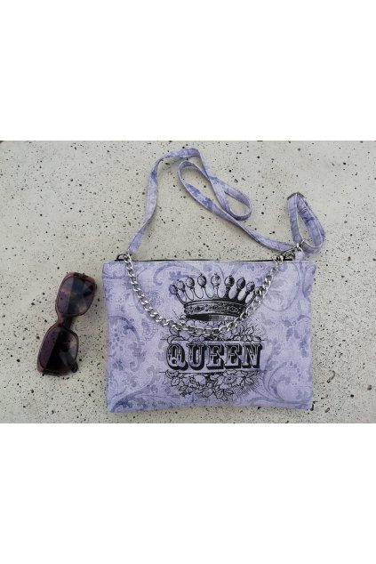 Kabelka s řetízkem Queen Violet