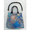Kabelka velká - ORIGOSH - Patrizia - modrá a zlaté mandaly