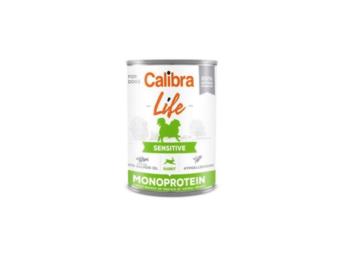 12925 1 calibra dog life konzsensitive rabbit 400g