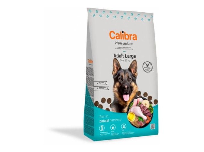 calibra dog premium adult large 12kg 01