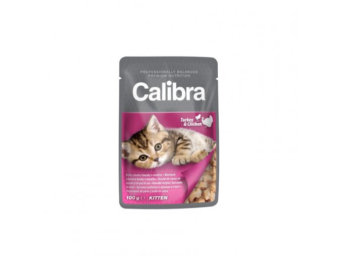 calibra cat kapsa kitten kruti a kureci v omacce 100g