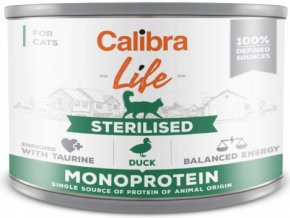 Calibra Cat Life Sterilized Duck Monoprotein 200
