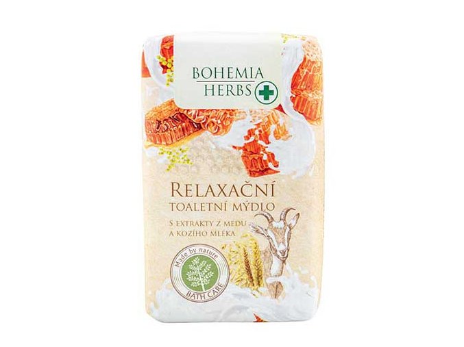 Toaletní mýdlo med a kozí mléko Bohemia Herbs 100 g - Bohemia herbs
