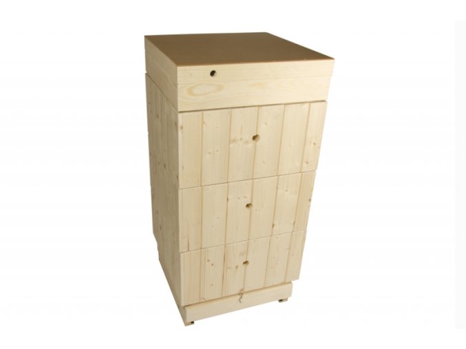 Včelí úl nástavkový - sestava 39x24 palubková zateplená 2 cm s krmítkem a rámky