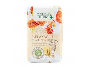 Toaletní mýdlo med a kozí mléko Bohemia Herbs 100 g - Bohemia herbs