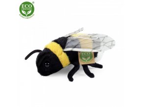 Plyšová včela s průhlednými křídly 18 cm