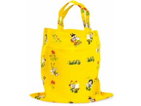 Žlutá bavlněná taška - včelí louka