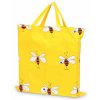 Žlutá bavlněná taška se včelkami