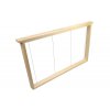 Včelí úl nástavkový - sestava 39x24 palubková zateplená 2 cm s krmítkem a rámky