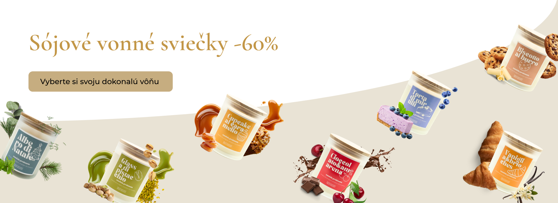 Sójové vonné sviečky