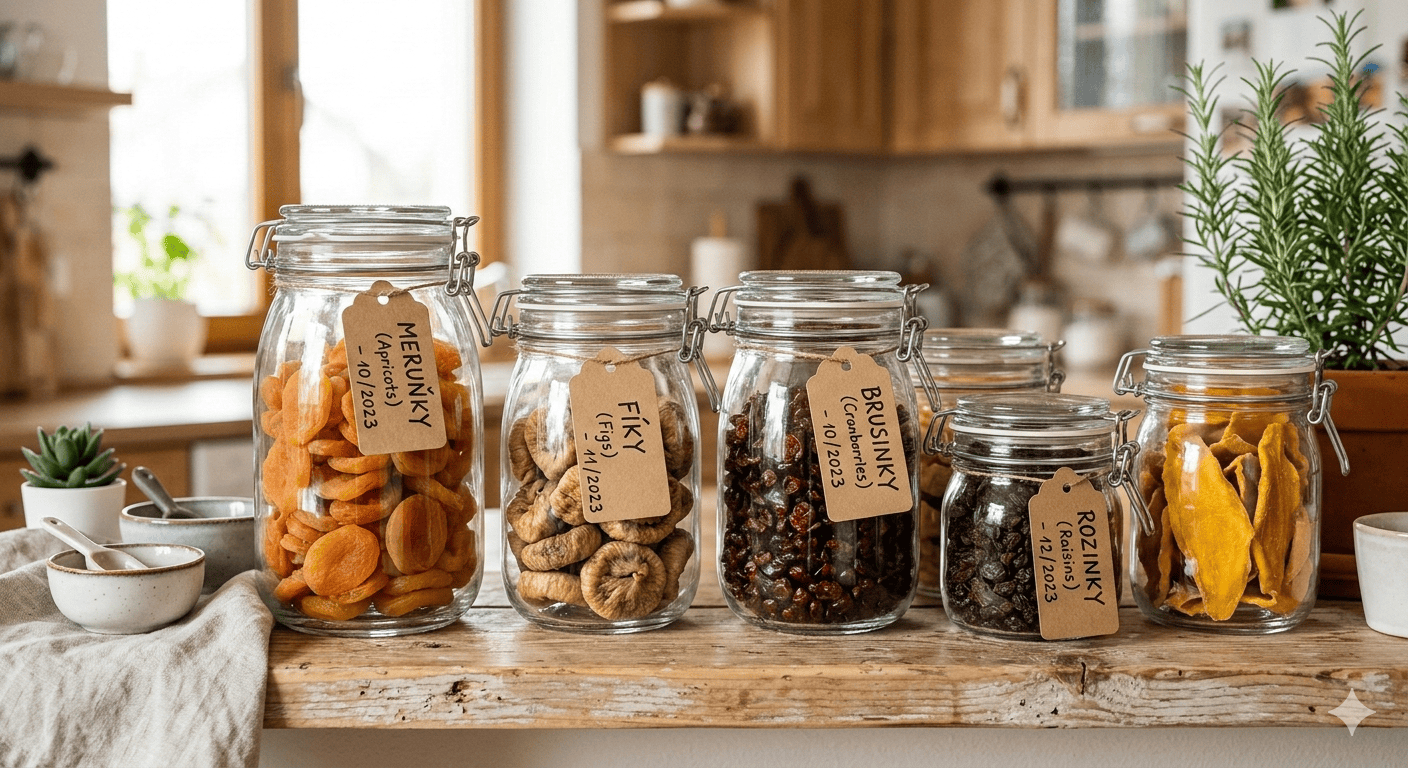 Jak správně skladovat sušené ovoce