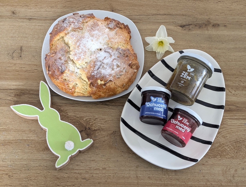 Chcete mít mazanec do hodiny na stole? Tak zkuste náš tvarohový