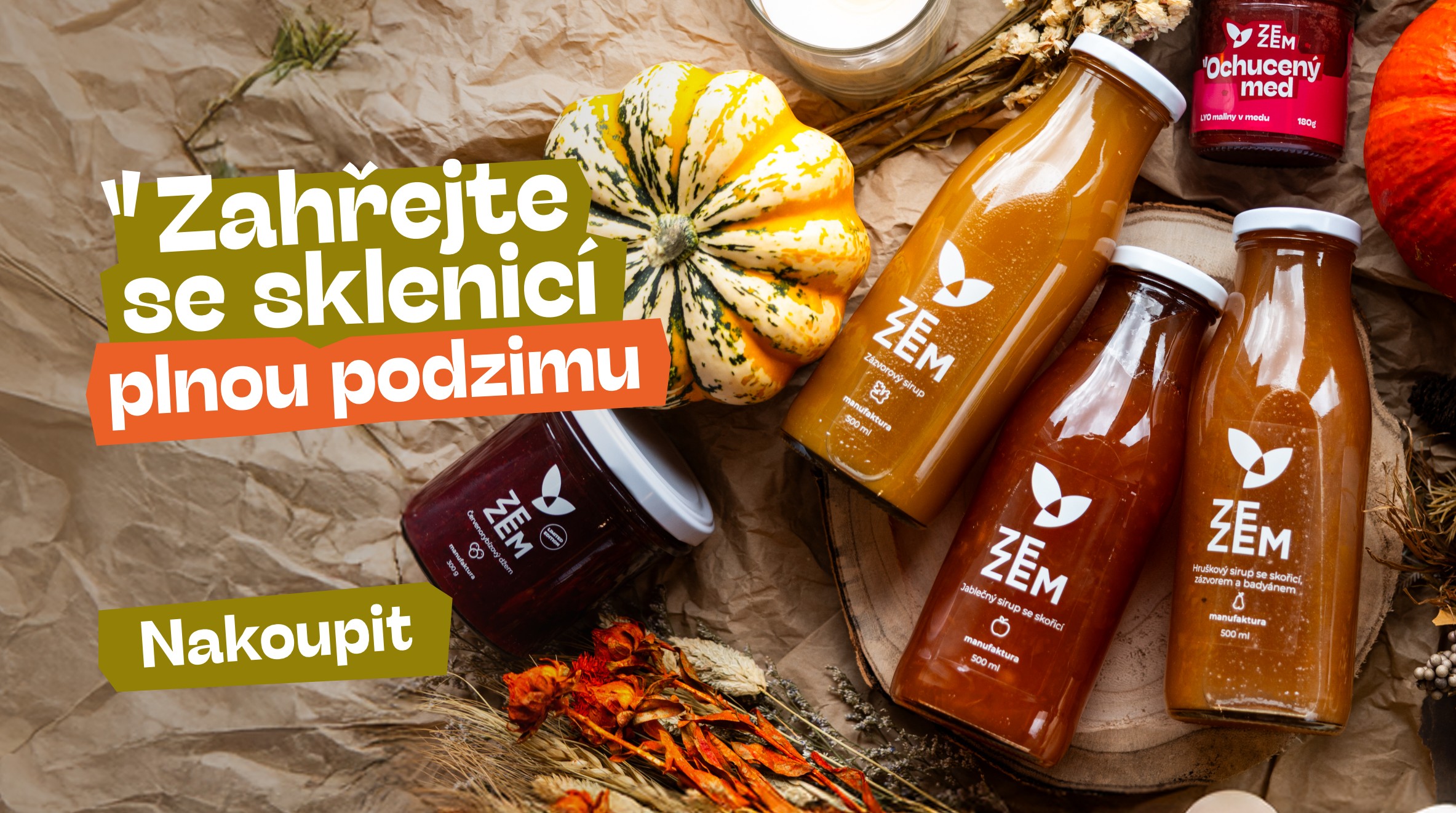 Podzimní příchutě sirupů