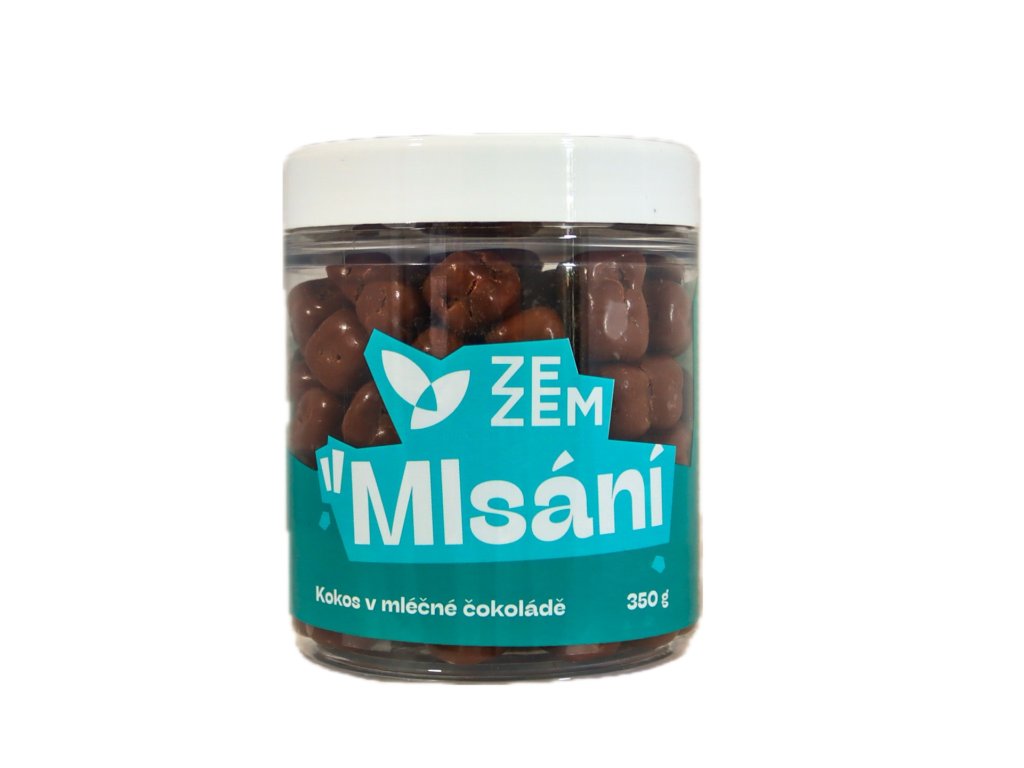 Kokos v mléčné čokoládě produktová fotografie