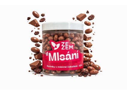 Rozinky v mléčné čokoládě 400g