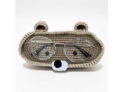 Brejlovník - háčkovaný držák na brýle