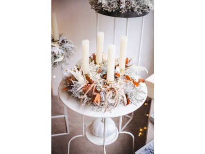 Adventní věnec terracootta