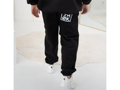 Tepláky Black/silver