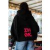 Mikina Rebel Void Square Pink