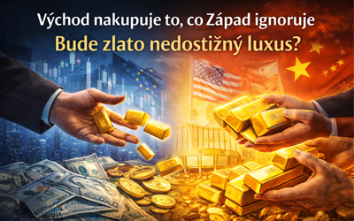 Východ nakupuje to, co Západ ignoruje. Bude zlato nedostižný luxus?