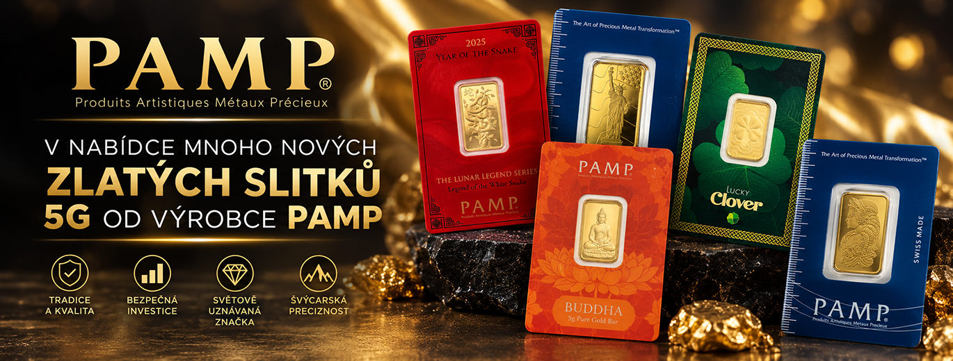 Investiční zlatý slitek PAMP 5g