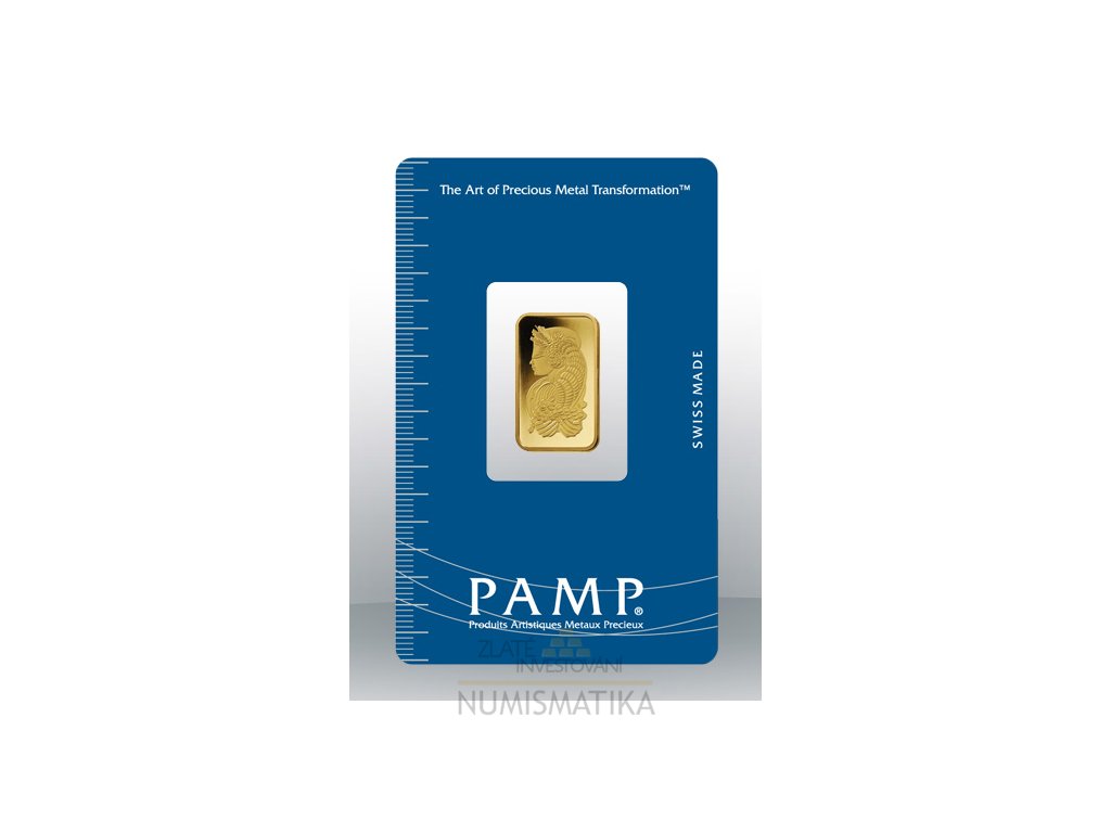 Investiční zlatý slitek PAMP Fortuna 5g