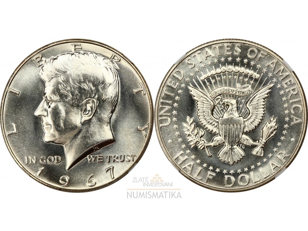 US half dollar J.F. Kennedy 1967