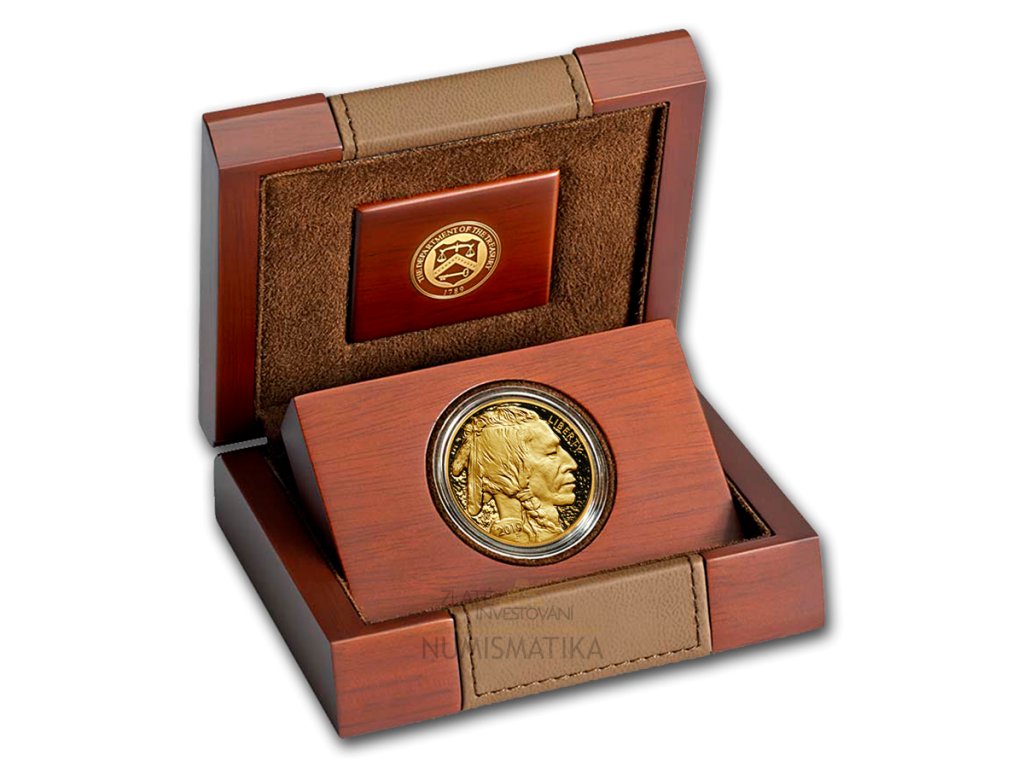 Investiční zlatá mince Buffalo proof 1 Oz-2019