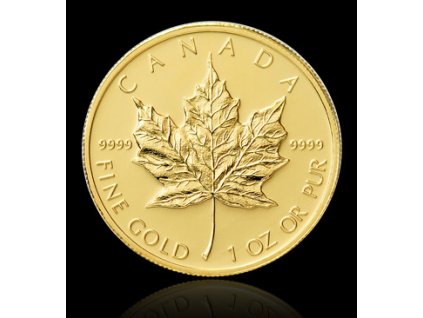 Investiční zlatá mince Kanadský Maple Leaf 1 Oz