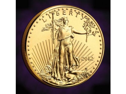 1970 investicni zlata mince american eagle 1 10 oz